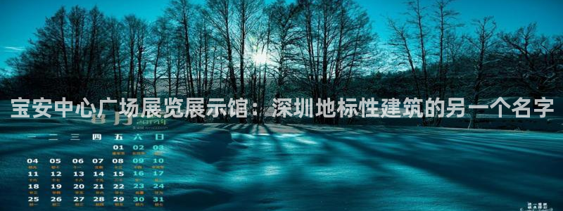 果博账号注册：宝安中心广场展览展示馆：深圳地标性建筑的另一个名字