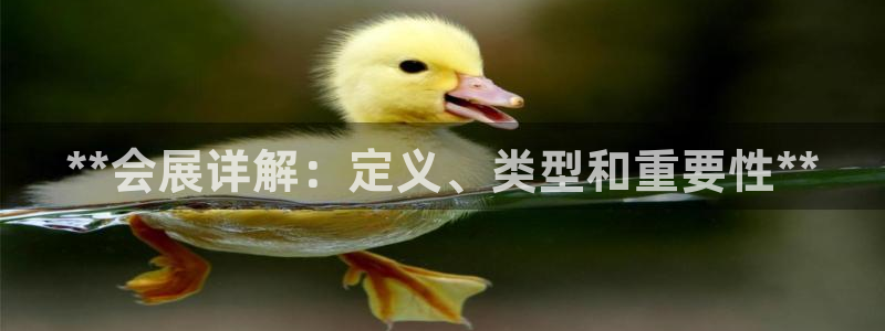 果博注册账号链接：**会展详解：定义、类型和重要性**