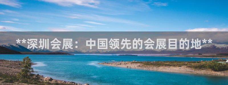 果博集团：**深圳会展：中国领先的会展目的地**