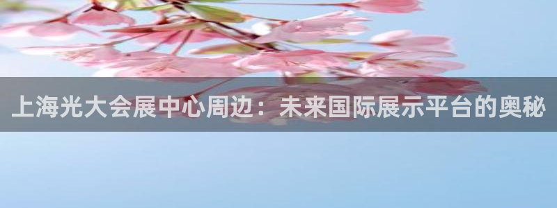 果博注册充值多少钱：上海光大会展中心周边：未来国际展示平台的奥秘