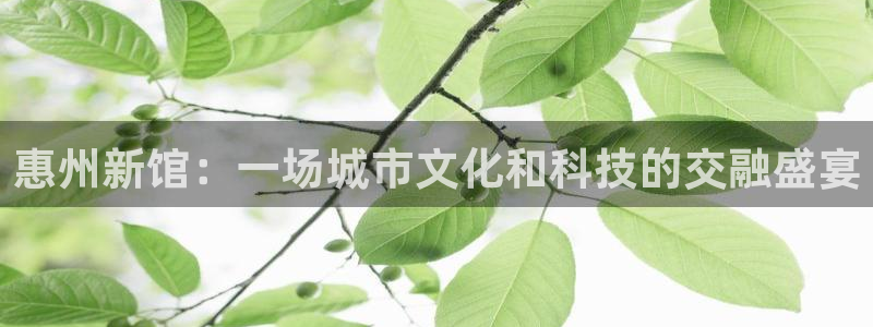 果博公司联系电话：惠州新馆：一场城市文化