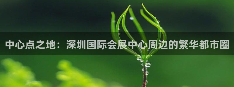 果博注册客服电话号码：中心点之地：深圳国际会展中心周边的繁华都市圈